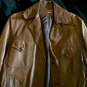 Vintage Bar Co leather jacket. Could me lady’s or men’s.